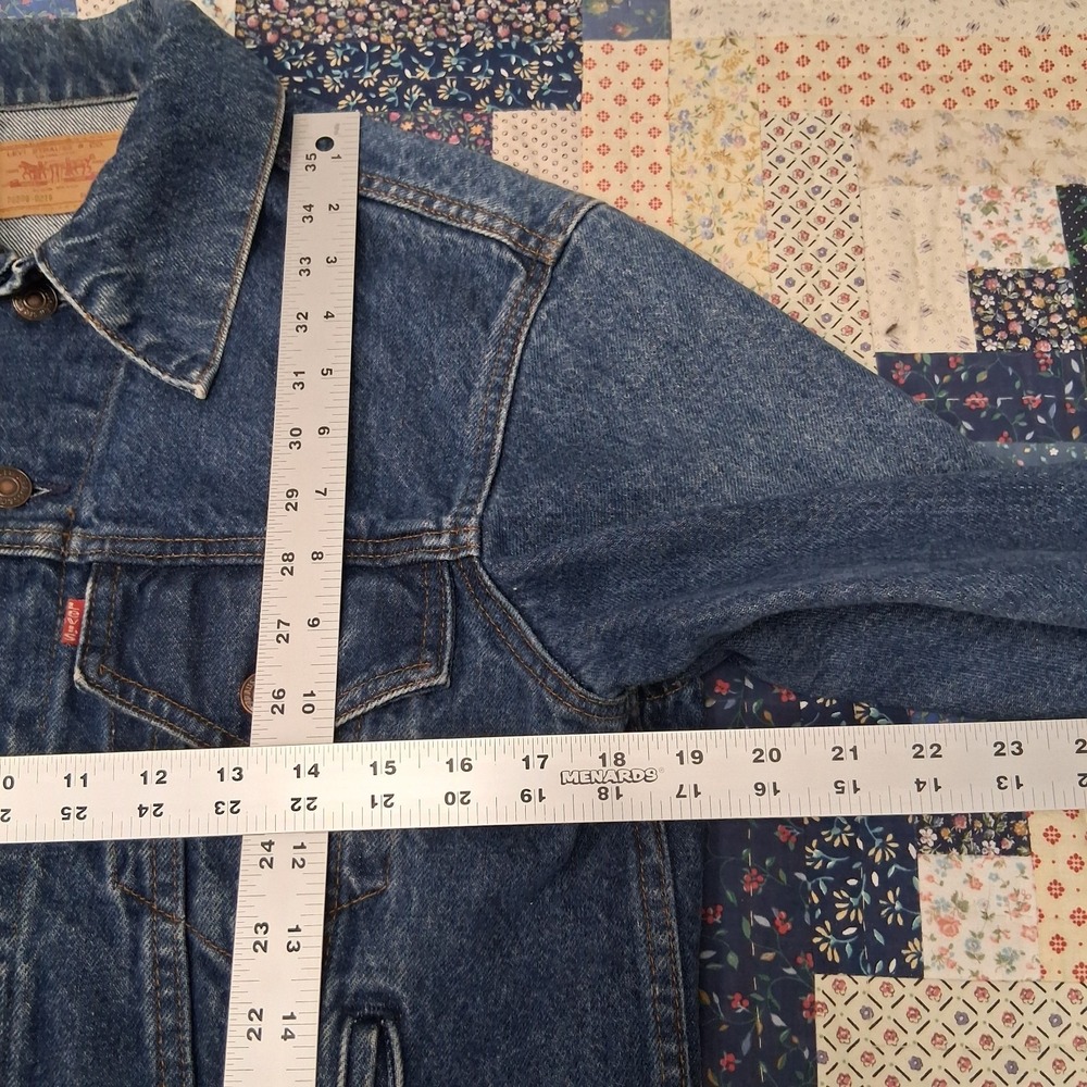 Vintage 1985 Levis Type 3 Denim Trucker Jacket Size 40 70506 0216 Made in USA - Picture 11 of 13